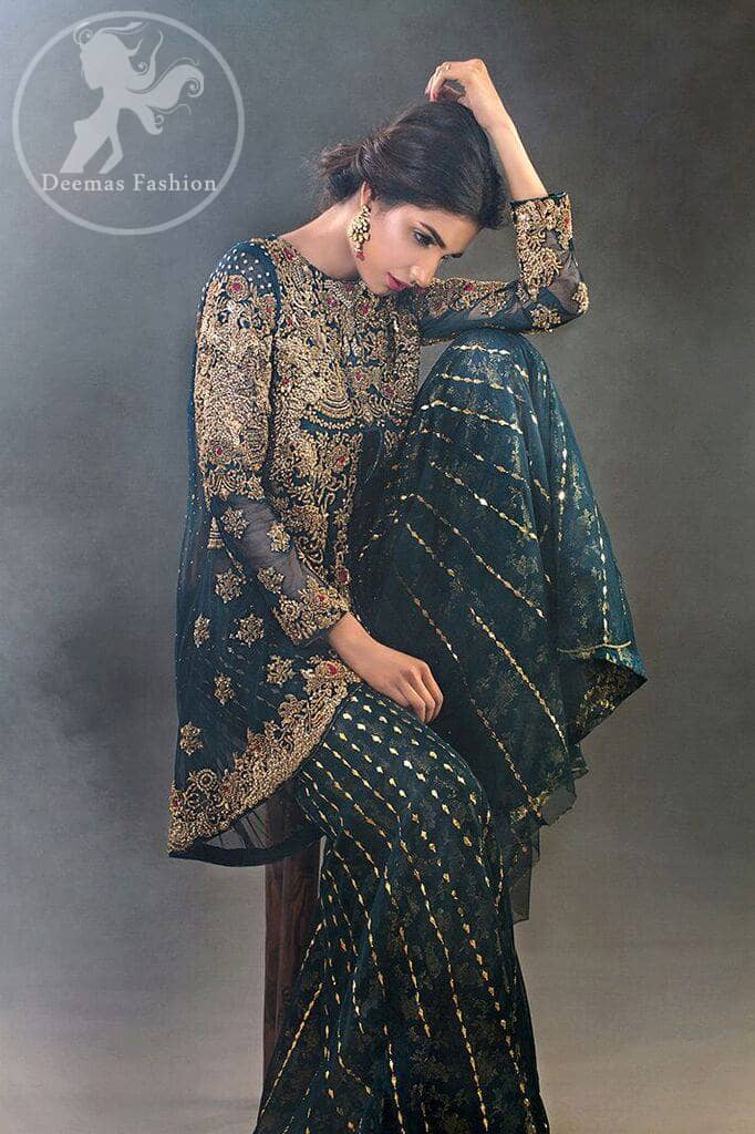 short frock with sharara 2020