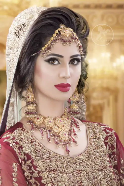 Copper Rust Gharara Shirt Woody Brown Dupatta