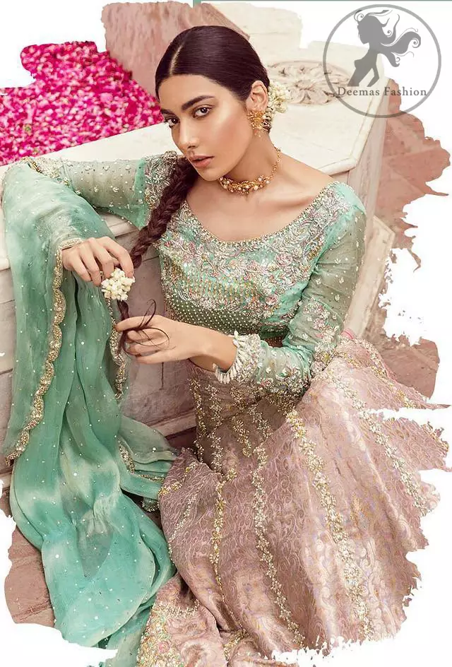 Mint Green Silk Lehenga Choli with Dupatta 1626LG10