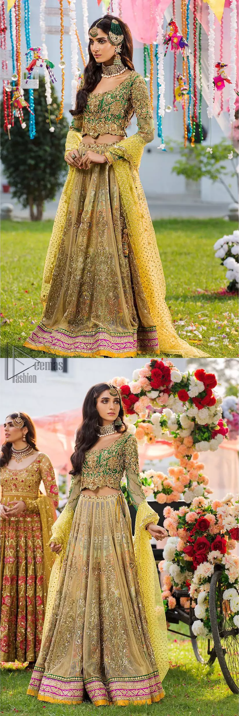 mehndi dresses