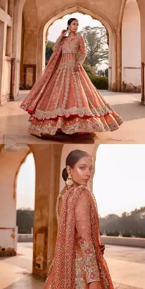 You are all set to make a lasting impact with the divine royalty of this dress. This garment is sure