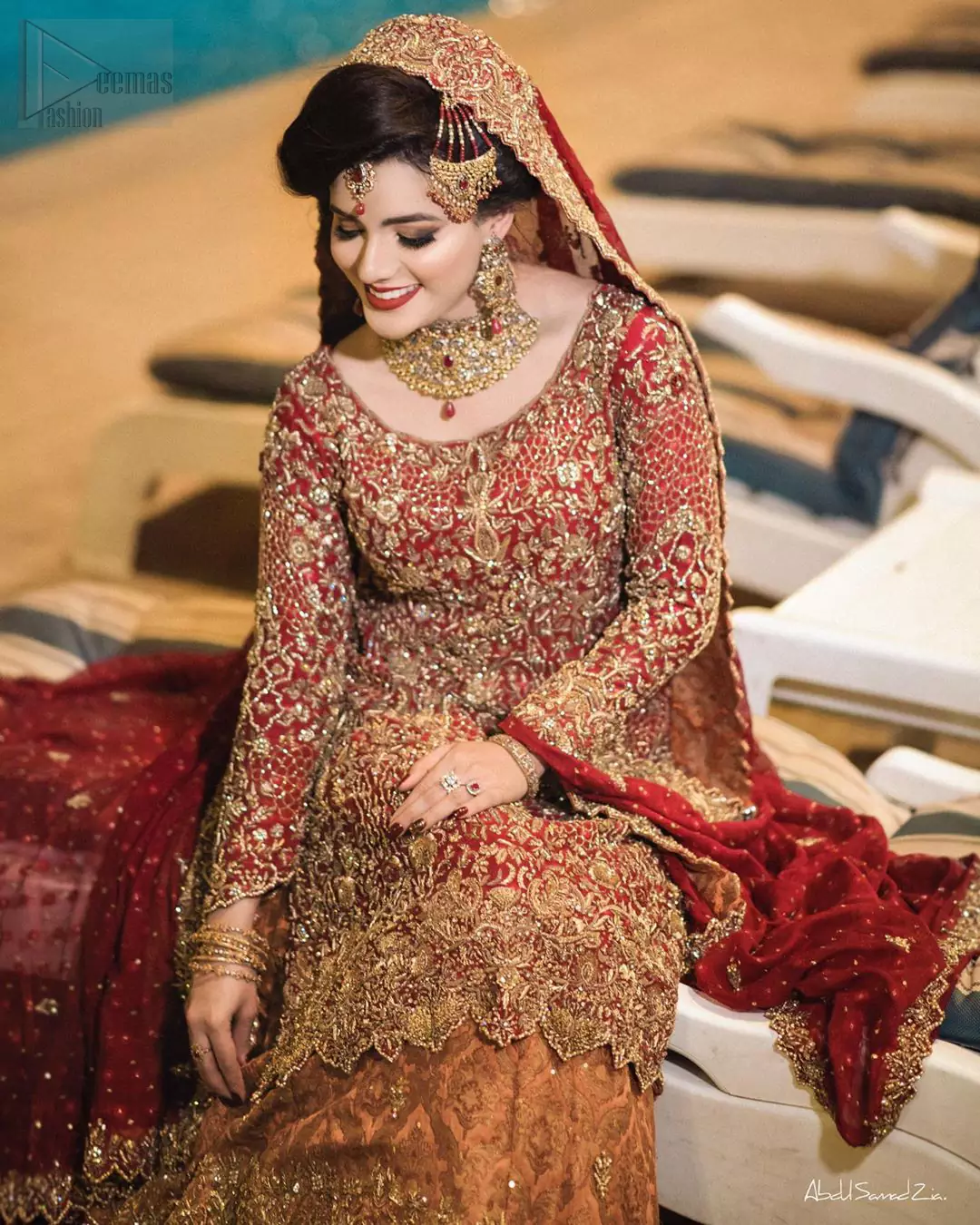 maroon shirt rust and maroon lehenga 1