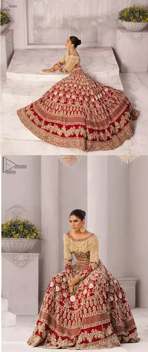 Discover classic red and fawn dresses for a traditional style, with delicate detailing and intricate accents for a subtle yet