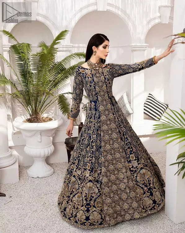 Pakistani long dresses for weddings best sale