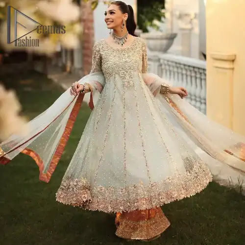 Unveiling your inner happiness is what it's all about your outfit. Just seep royalty in the texture and layers of