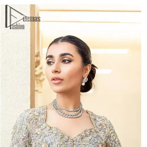 Something to blue about!. Trust on DeemasFashion to bring the magic of light blue colour for you on your walima