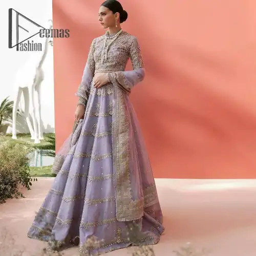 Love when our brides can completely be lost in the moment with their dresses. DeemasFashion presents a lilac article which