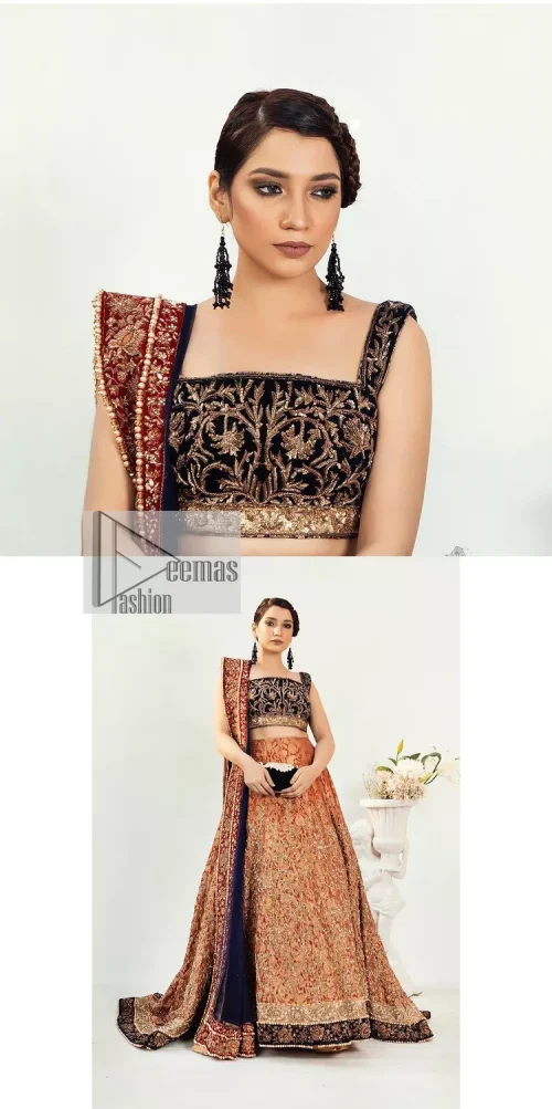 DeemasFashion presents this Party outfit which is an embellished masterpiece that wins everyone's hearts at the very first glance with