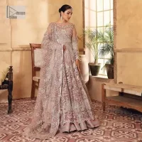 Tea Pink Scalloped Maxi – Sharara n Dupatta - Image 4