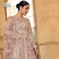 Tea Pink Scalloped Maxi – Sharara n Dupatta - Image 6