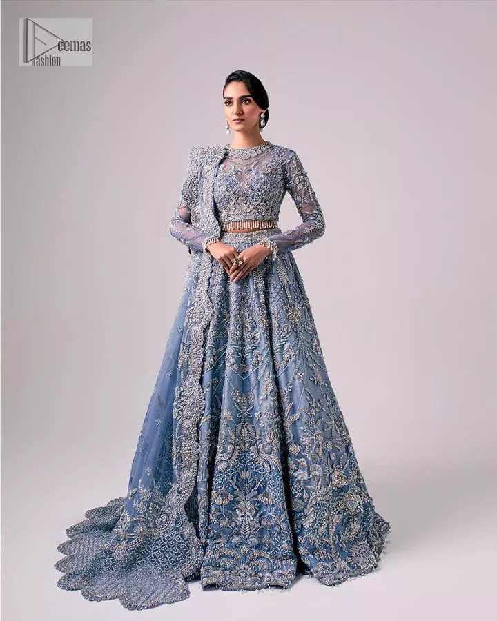Buy Fashion Bucket Women Blue Printed Silk Semi Stitched Lehenga Choli Set  With Dupatta Online at Best Prices in India - JioMart.