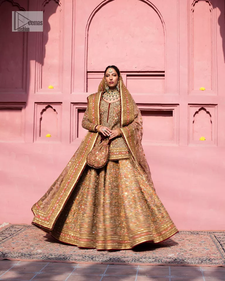 Latest Royal Pakistani Lehenga with Short Kurti for Bride – Nameera by  Farooq