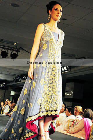 Grey Heavy Formal Back Tail Dress Grey Heavy Formal Back Tail Dress