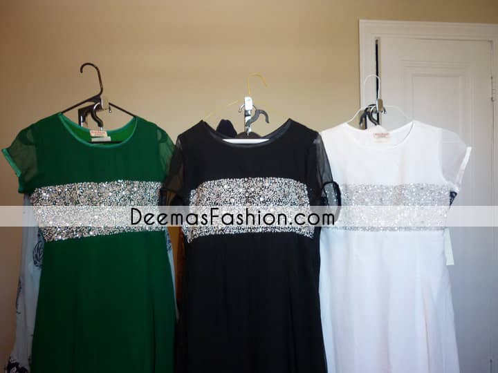 Latest Pakistani Trend 2011 Party Wear Embroidered Dress