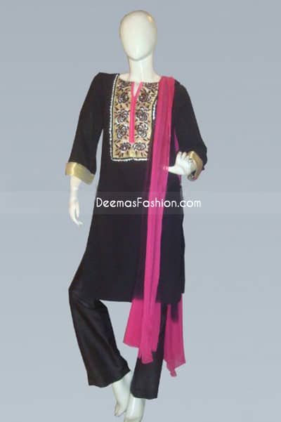 Black & Shoking Pink