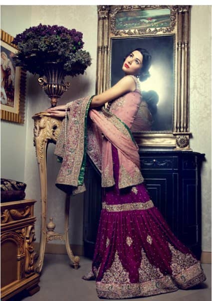 Pink & Majenta Gharara